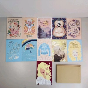 🦋 Dolly Parton - Tarjetas de felicitación americanas - Juego de 11 cartas 🦋 - Imagen 1 de 3