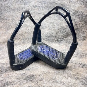 4 1/2" Herm Sprenger Bow Balance English Stirrup Irons - Picture 1 of 1