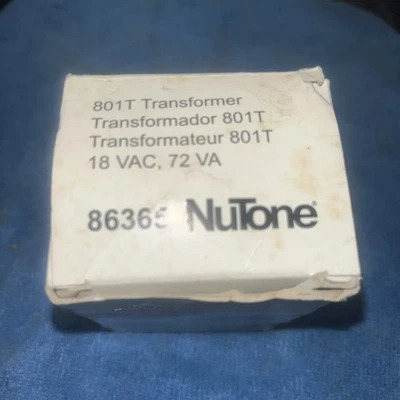 (NEW) Nutone 801-T Transformer for IMA-4406 IM-4406 intercom 18 Volt 72 Watt - Image 1 of 4