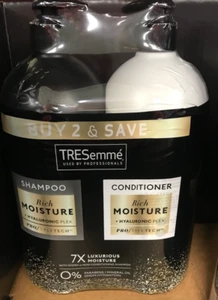 TRESemme Moisture Rich Shampoo & Conditioner Value Pack Pump Bottles Jumbo 40 oz - Picture 1 of 8