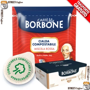 150 Cialde Caffè Borbone Miscela Rossa Red Rosso Filtrocarta 38+ Kit accessori - Foto 1 di 1