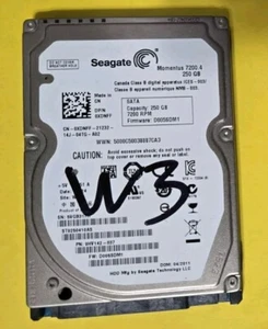 SEAGATE 250GB 7200 RPM 2.5" HARD DISK DRIVE - ST9250410AS - LAPTOP DELL # 0XDNFF - Picture 1 of 1