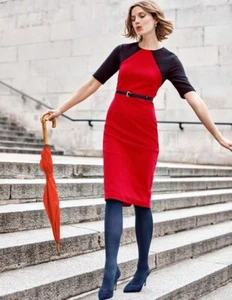 BODEN Poppy Ottoman Dress RRP £90 SIZE UK 12R BRAND NEW J0507 - Picture 1 of 5