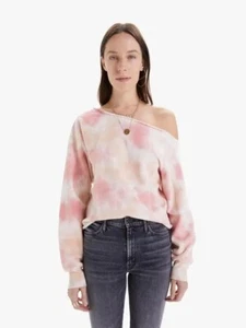 MOTHER The Landslide Crop Good Omens Sweatshirt Top Size S NWT - Picture 1 of 11