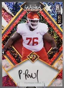 Patrick Paul /25 2024 Wild Card Rookie RC Auto Sparkle Miami Dolphins SSP - Foto 1 di 2
