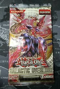 YuGiOh Galactic Overlord (1) Booster Packs Juego de Cartas Codicionables Nuevo Sellado Konami - Imagen 1 de 3
