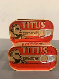 Titus Sardines in Soy Bean oil **** 6 CANS**** - Picture 1 of 2