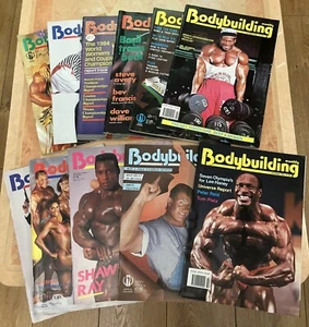 Rare Vintage Bodybuilding Monthly Magazine 1980's to 1990's (11 issues) - Picture 1 of 1