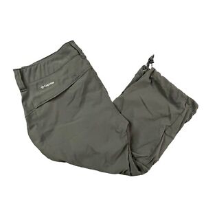 Columbia Omni-Shield Advanced Repellency Womens Size 8 Gray Crop Pants 