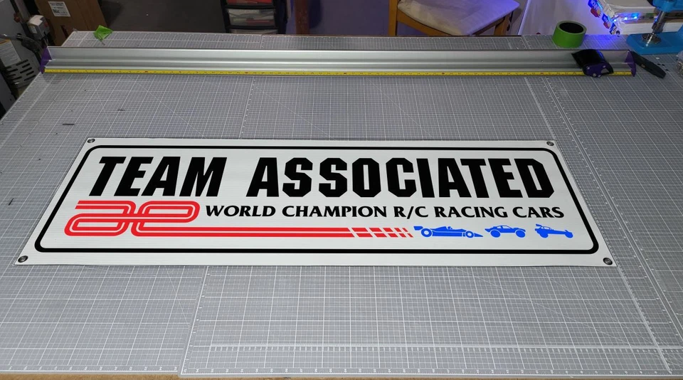 Team Associated Banner rc10 retro old school ae oval sprint racing buggy truck - Image 1 of 1