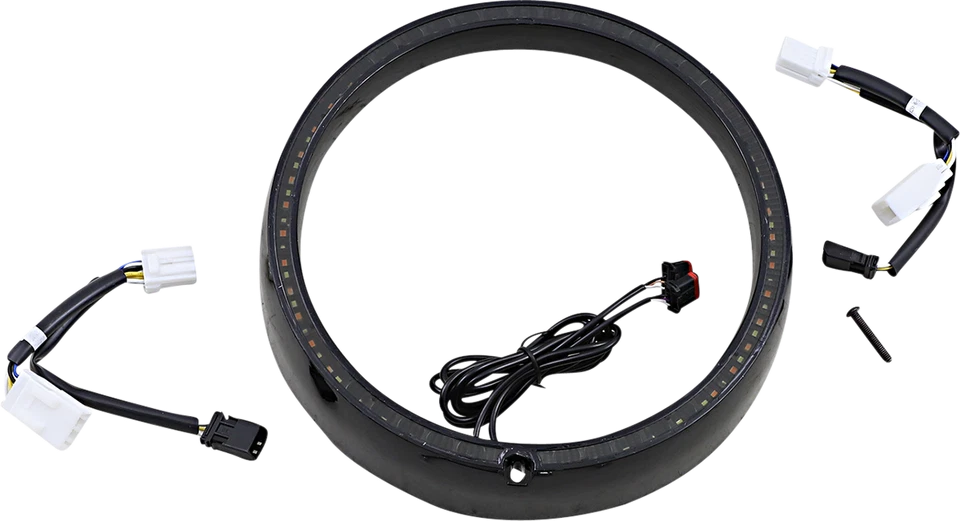 Anillo de ajuste secuencial negro 2009-2013 para Harley Tri Glide Ultra Classic FLHTCUTG Foto 1 de 1