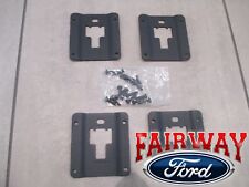 15 thru 22 F-150 OEM Ford Tie Down Bed Cleat Standard Interface Plate 4-Pc Kit