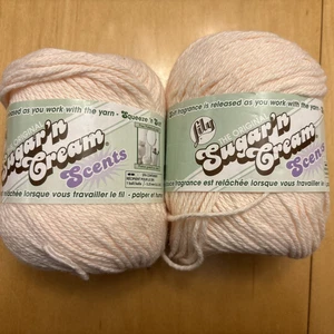lily sugar n cream scents cotton yarn two 3 oz. skeins camomile - Picture 1 of 6