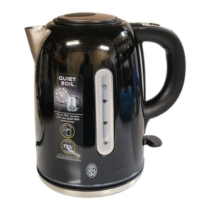 Russell Hobbs Buckingham Quiet Boil Wasserkocher 1,7Lt Edelstahl 3KW 20462 Schwarz - Bild 1 von 1