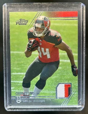 2014 Topps Prime Charles Sims Patches Rookie RC #PP-CS Buccaneers - Image 1 of 2