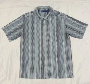 Vintage Billabong Spec 73 Inter Tech Unit Men's Blue Short Sleeved Shirt Medium - Picture 1 of 10