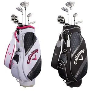 CALLAWAY SOLAIRE Damas 8 Club Set con Caddy Bag Rosa 2018 2 Colores Nuevo - Imagen 1 de 14