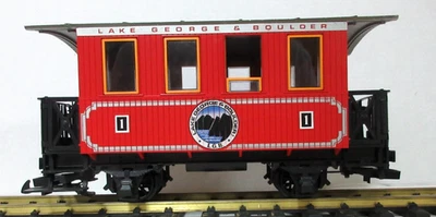 LGB 3306 LAKE GEORGE & BOULDER RED PASSENGER CAR # 1 - Image 1 of 4