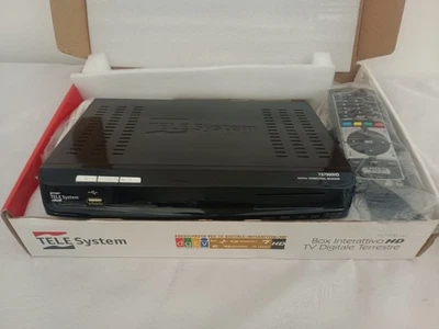 Telesystem TS7900 HD – Decoder – Ricevitore Digitale Terrestre HDMI DVB (Sped.Ve - Immagine 1 di 2