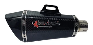Pot d'échappement en fibre de carbone Lextek XP8C pour Suzuki GSXR600/750 (11-17) - Photo 1/7