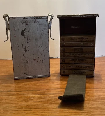 Pre WW2 Mine Safety Appliances 10 Unit First Aid Kit Pittsburgh PA - No 1720170 - Image 1 of 4