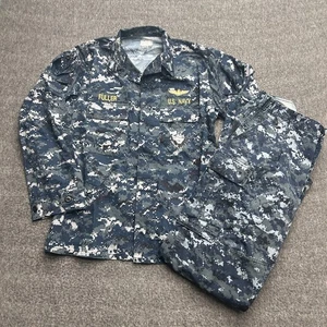 Working US Navy Bluse & Hose Set Blau Digital Uniform Medium Regular - Bild 1 von 11