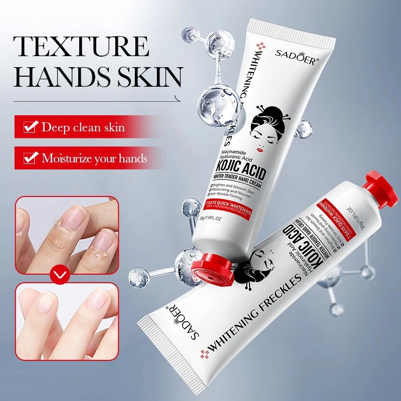 Kojic Acid Beautiful White Skin Rejuvenation Hand Cream Beautiful Autumn And Win - Image 1 of 4