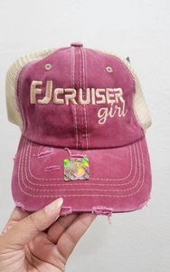 FJ Cruiser Girl Distress Cap - Picture 1 of 6