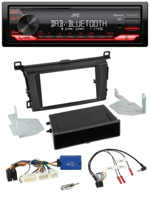 JVC Bluetooth USB DAB Lenkrad Autoradio für Toyota RAV-4 ab 2013 - Bild 1 von 4