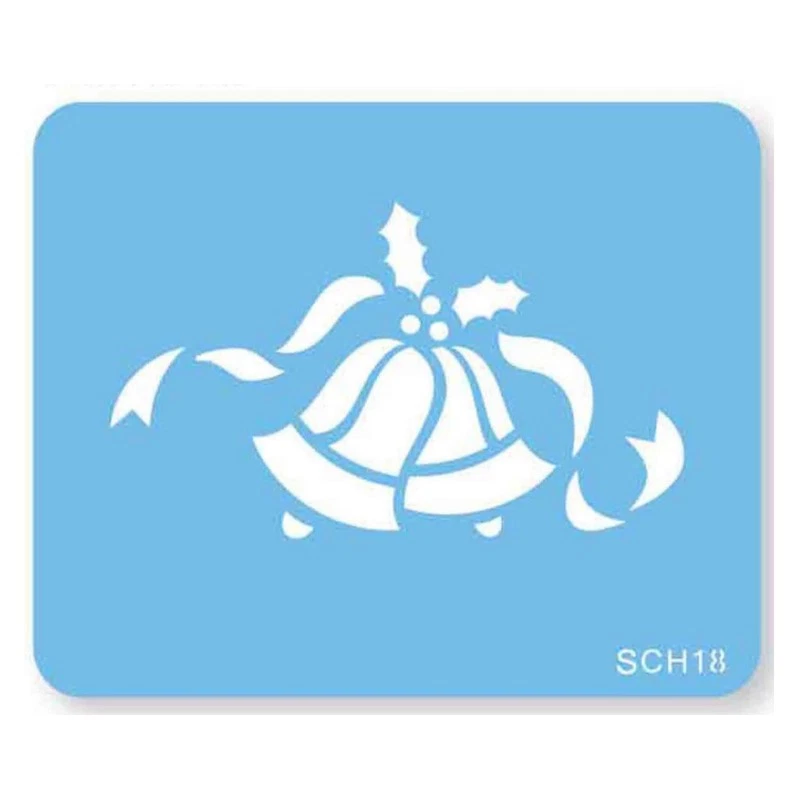 JEM CHRISTMAS BELLS Cake Decorating Stencil Sugarcraft Decoration Baking - Image 1 of 1