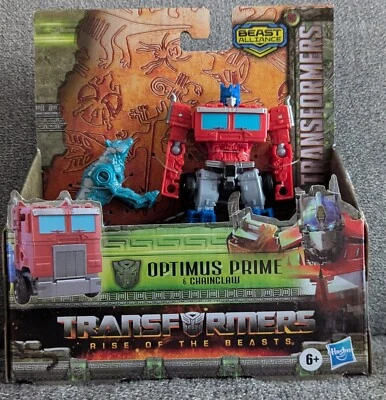 Transformers Figur Optimus Prime und Chainclaw Beast Alliance Hasbro F4612 NEU - Bild 1 von 4