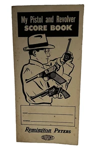 ORIGINAL Remington Peters My Pistol And Revolver Scorebook Pocket Size Print Add - Bild 1 von 4