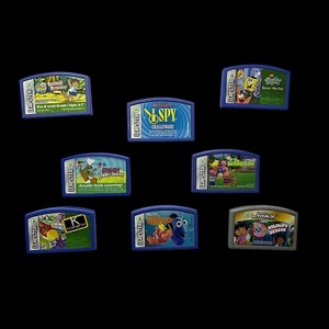 Leap Frog Leapster LeapPad Mixed LeapFrog Educational Game Cartridge LOT of 8 - Picture 1 of 7