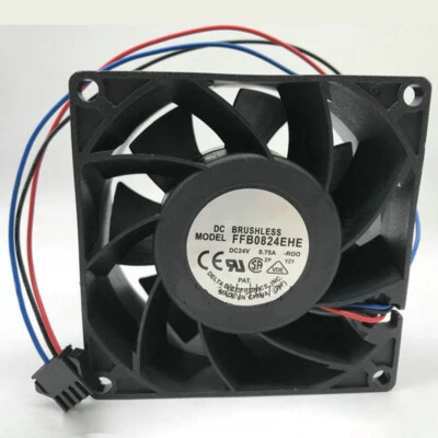 For Delta FFB0824EHE 80*80*38mm 24V 0.75A Inverter Cooling Fan 3-wire - Image 1 of 3