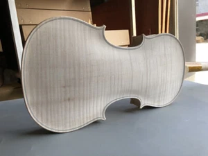 Unfinished violin 4/4 Spruce nice flame maple Handmade maple Stradivari style - Picture 1 of 5