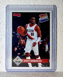 Tarjeta de novato Scoot Henderson novato 2023-24 Panini NBA #6 Blazers 1/715 - Imagen 1 de 2