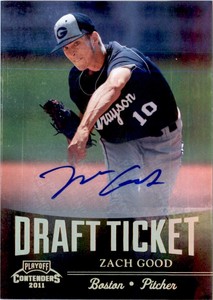2011 Playoff Contenders Draft Ticket Autographs #DT64 Zach Good/246