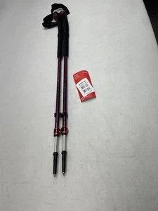 ATOMIC AJ5005734001 BCT TOURING SQS W PLUM ADJUSTABLE SKI POLES ALUMINIUM 95-145 - Picture 1 of 10