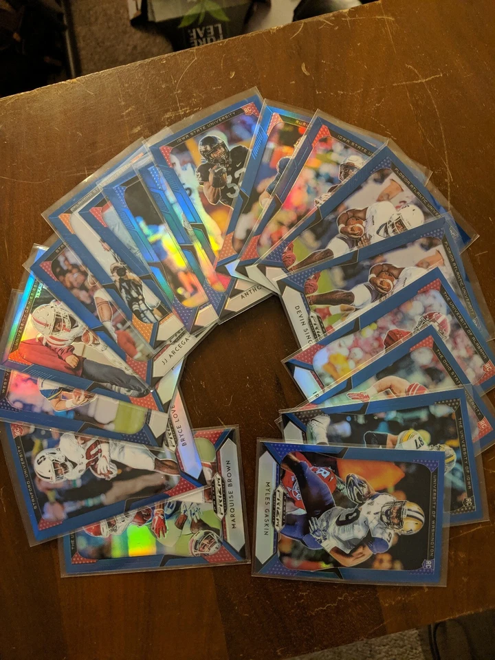 2019 Panini Prizm Draft Picks Football # 101 -135 Blue Prizm U Pick NFL Rookies - Image 1 of 1