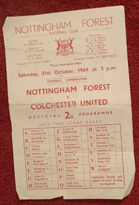 Nottingham Forest FC Reserve vs Coventry City FC Reserve 1965/6. - Foto 1 di 2