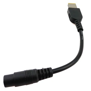 Cable hembra punta cuadrada a CC 5,5x2,5 mm para puerto de alimentación monitor LCD portátil Lenovo - Imagen 1 de 5