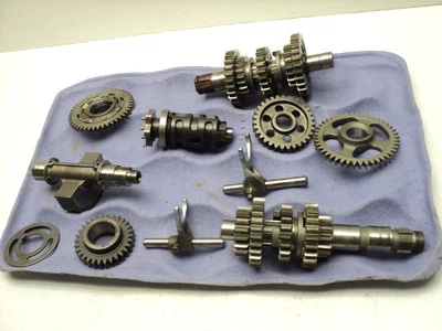 Yamaha XT550 XT 550 #5080 Transmission & Misc. Gears / Shift Drum & Forks - Image 1 of 4