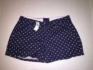 Brand New- Gap Kids Navy Polkadot Shorts Size 12 - Picture 1 of 5