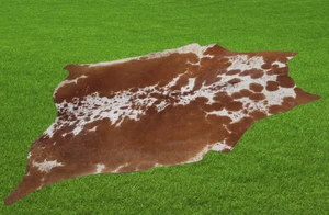 100% New Cowhide Rugs Area Cow Skin Leather (72" x 63") Cow hide SA-288 - Picture 1 of 3