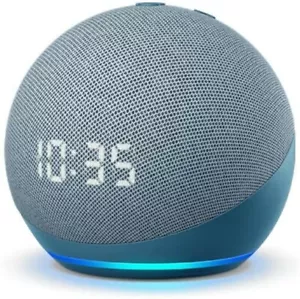 Altavoz inteligente Amazon Echo Dot (4ta generación) - azul crepúsculo con reloj - totalmente nuevo - Imagen 1 de 1
