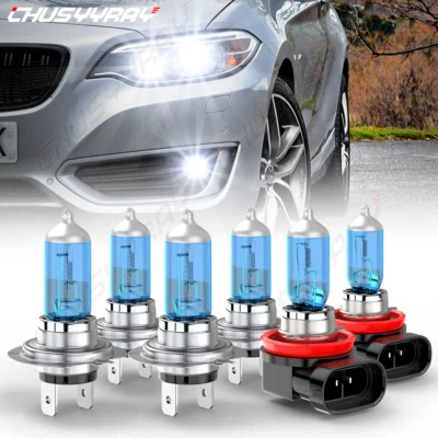 Kit combinado faros halógenos altos/bajos + faros antiniebla 5000K para BMW 328i 07-16 Foto 1 de 4