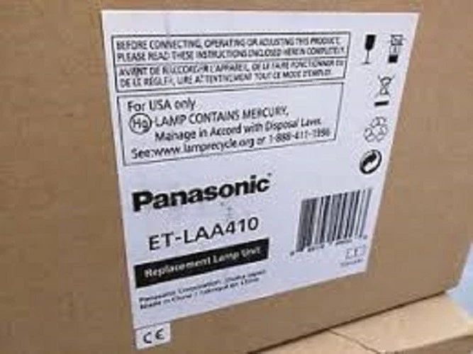 Genuine Original PANASONIC ET-LAA410 Projector Lamp for PT-AE8000U, PT-AT6000E - Image 1 of 1