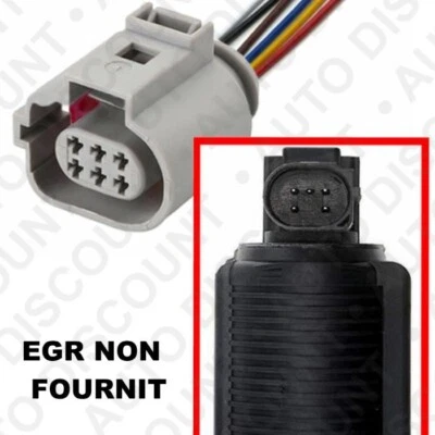 Connecteur pour vanne EGR pour Espace 3 Laguna 2 Trafic 2 Vel Satis 2.2 Dci - Image 1 of 4