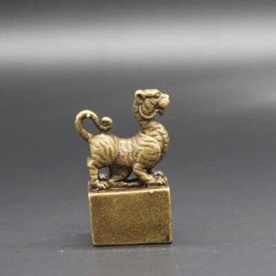 Antiguo sello de tigre de la dinastía Han 汉朝印章 Foto 1 de 4