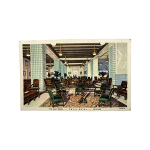 Postal de habitación este de hotel P01A YMCA: ¡RARA! 1 ¢ Franklin - Publicado Chicago IL 1936 - Imagen 1 de 3